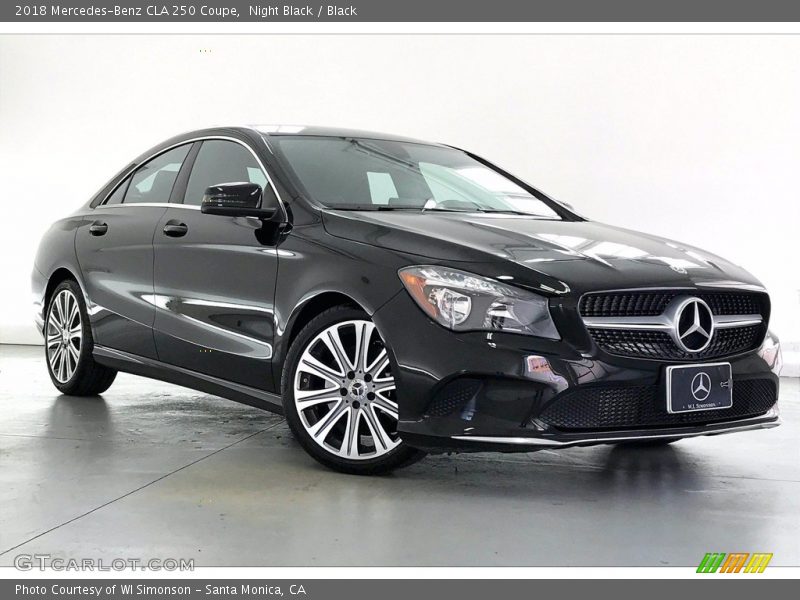 Night Black / Black 2018 Mercedes-Benz CLA 250 Coupe