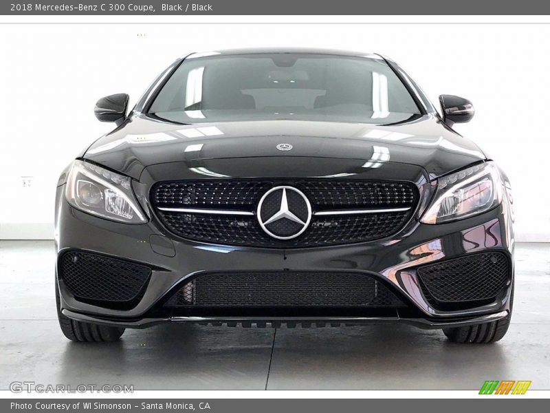Black / Black 2018 Mercedes-Benz C 300 Coupe