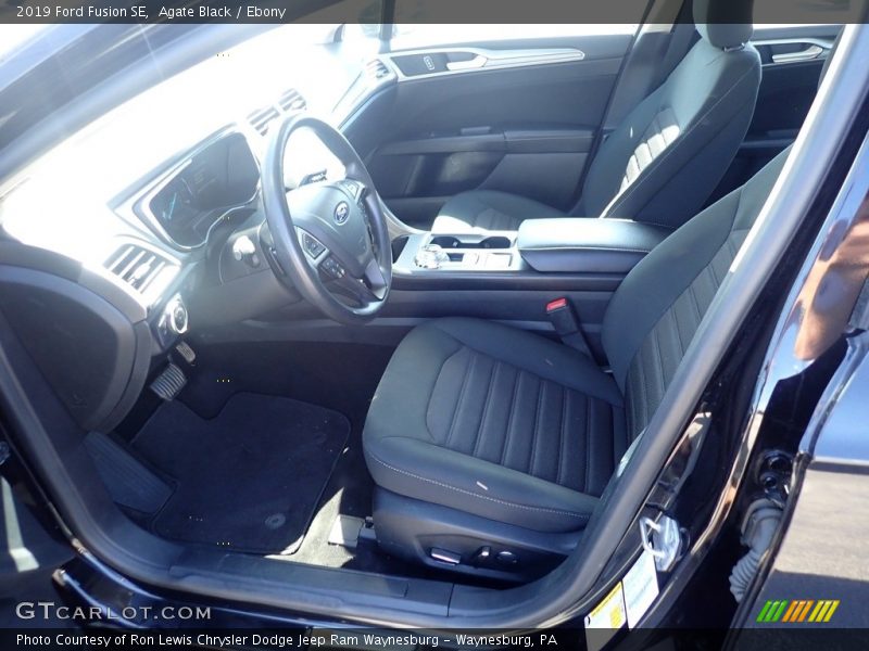 Agate Black / Ebony 2019 Ford Fusion SE