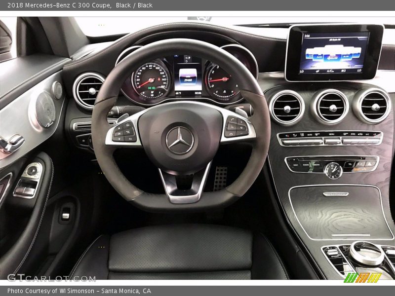 Black / Black 2018 Mercedes-Benz C 300 Coupe