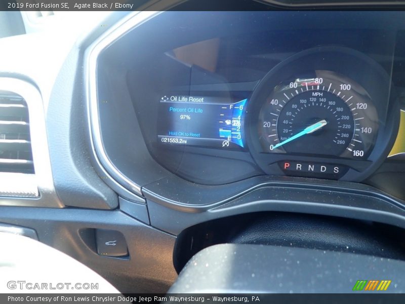 Agate Black / Ebony 2019 Ford Fusion SE