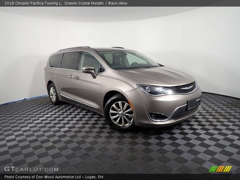 Granite Crystal Metallic / Black/Alloy 2018 Chrysler Pacifica Touring L