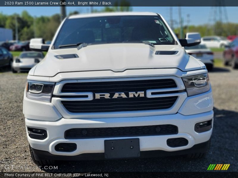 Bright White / Black 2020 Ram 1500 Laramie Crew Cab 4x4
