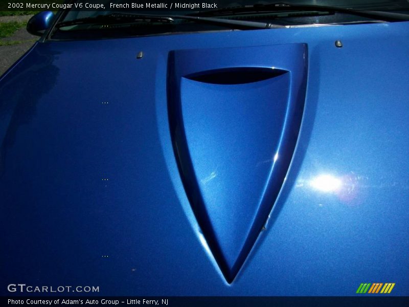 French Blue Metallic / Midnight Black 2002 Mercury Cougar V6 Coupe