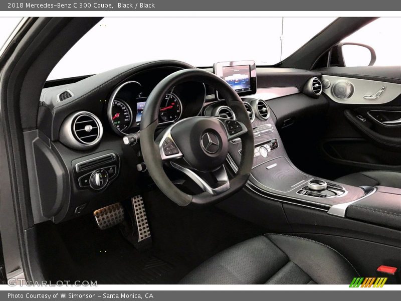 Black / Black 2018 Mercedes-Benz C 300 Coupe