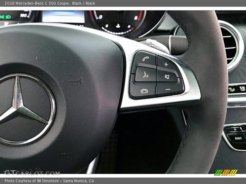 Black / Black 2018 Mercedes-Benz C 300 Coupe