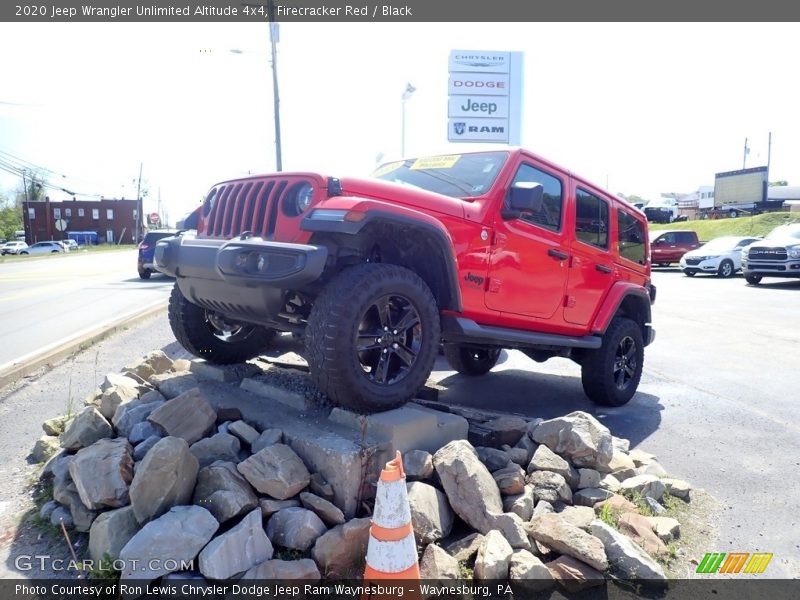 Firecracker Red / Black 2020 Jeep Wrangler Unlimited Altitude 4x4