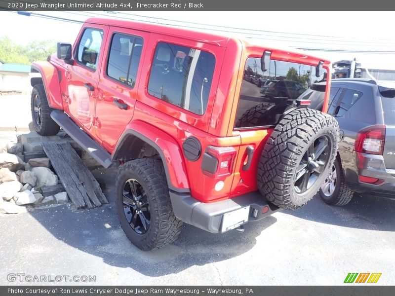 Firecracker Red / Black 2020 Jeep Wrangler Unlimited Altitude 4x4