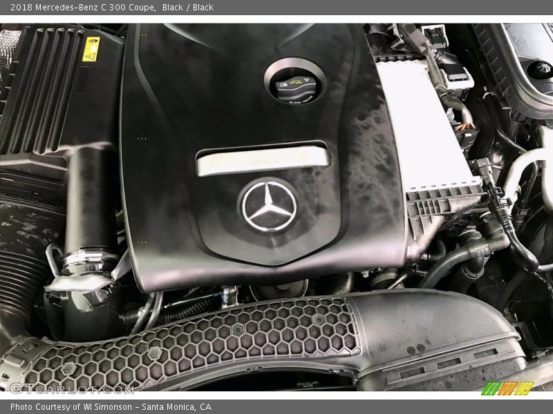 Black / Black 2018 Mercedes-Benz C 300 Coupe
