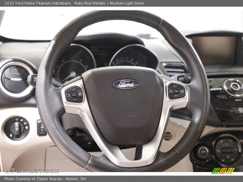  2015 Fiesta Titanium Hatchback Steering Wheel