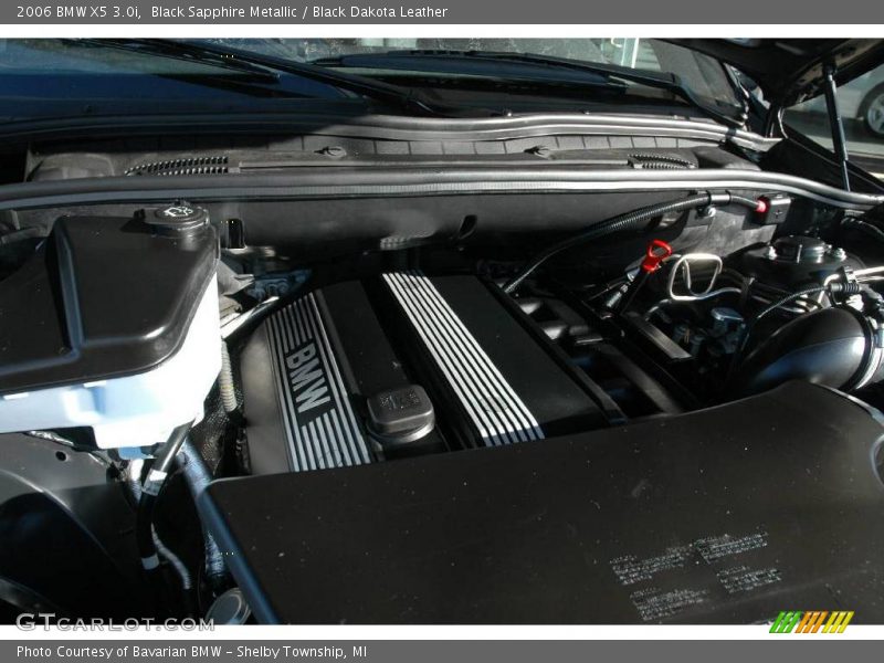 Black Sapphire Metallic / Black Dakota Leather 2006 BMW X5 3.0i