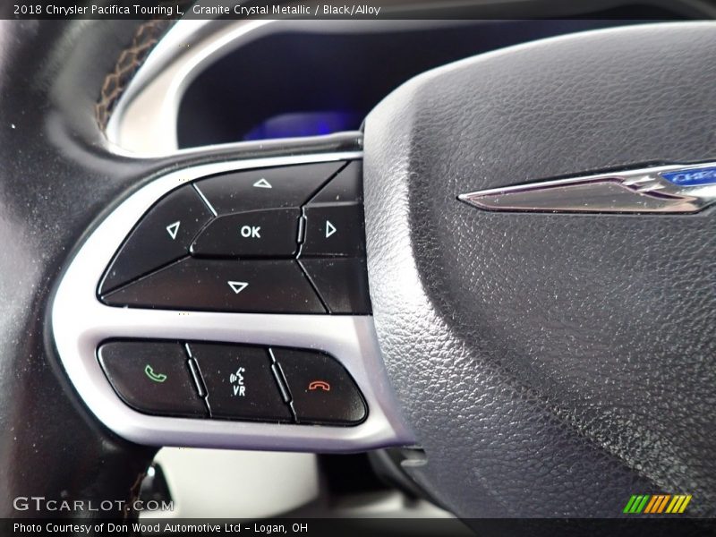 Granite Crystal Metallic / Black/Alloy 2018 Chrysler Pacifica Touring L