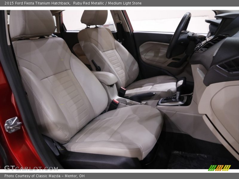 Front Seat of 2015 Fiesta Titanium Hatchback