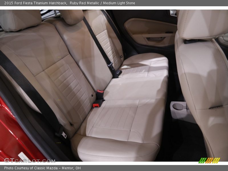 Rear Seat of 2015 Fiesta Titanium Hatchback