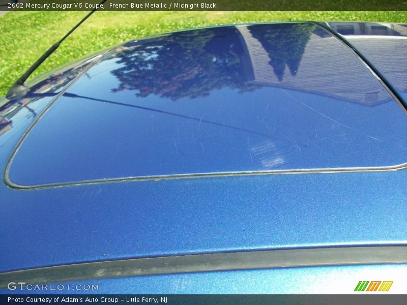 French Blue Metallic / Midnight Black 2002 Mercury Cougar V6 Coupe