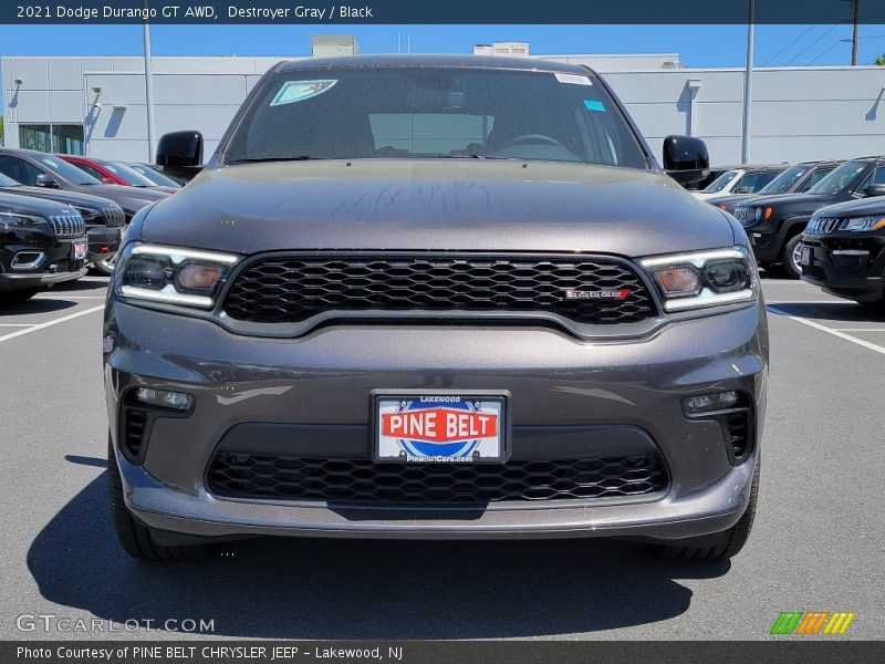 Destroyer Gray / Black 2021 Dodge Durango GT AWD