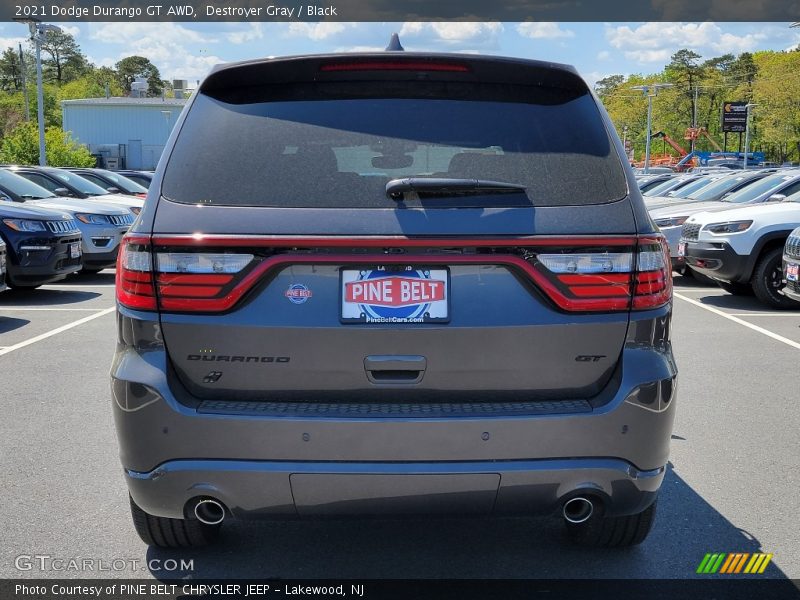 Destroyer Gray / Black 2021 Dodge Durango GT AWD