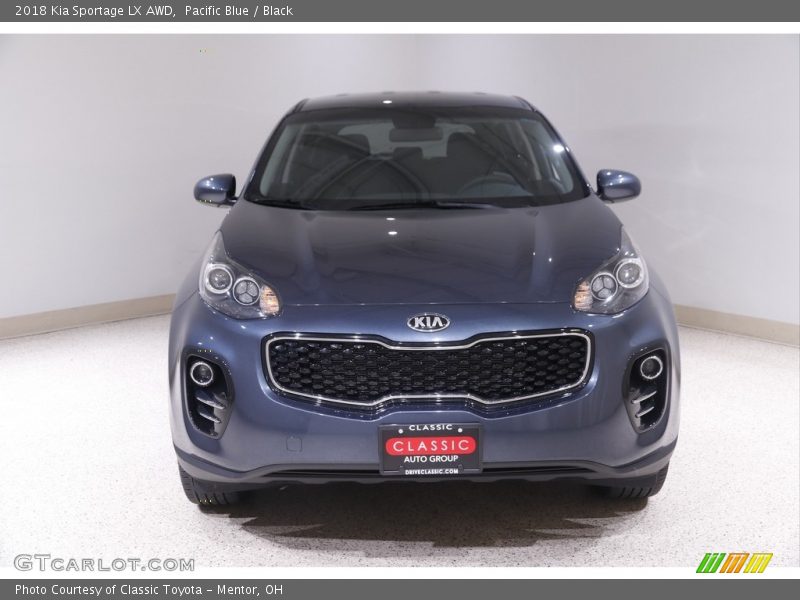Pacific Blue / Black 2018 Kia Sportage LX AWD