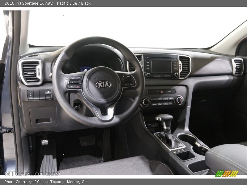 Pacific Blue / Black 2018 Kia Sportage LX AWD