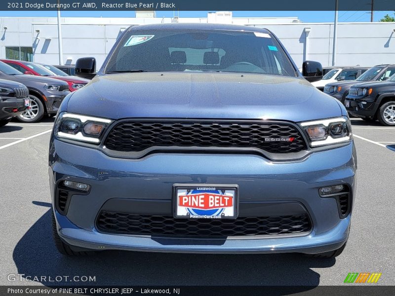 Reactor Blue Pearl / Black 2021 Dodge Durango GT AWD