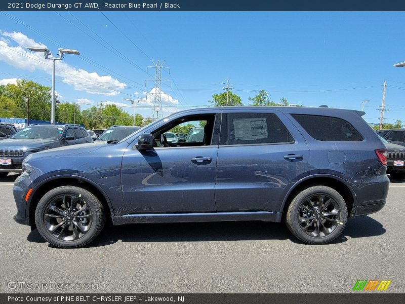 Reactor Blue Pearl / Black 2021 Dodge Durango GT AWD