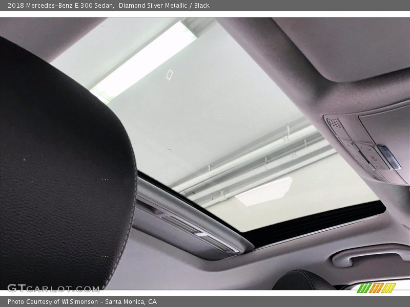 Sunroof of 2018 E 300 Sedan