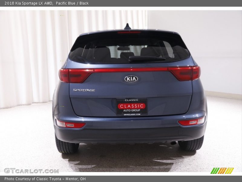 Pacific Blue / Black 2018 Kia Sportage LX AWD
