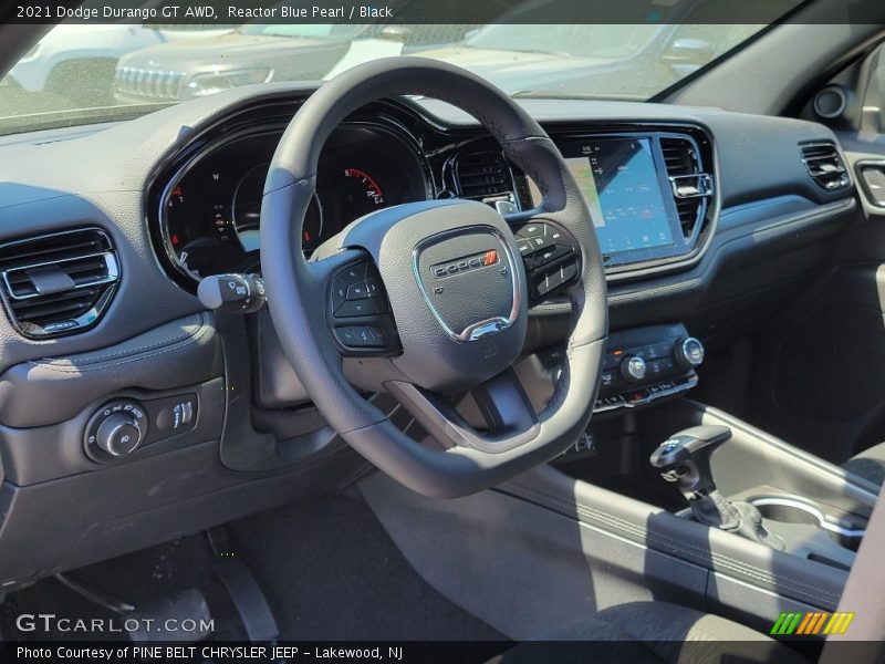 Reactor Blue Pearl / Black 2021 Dodge Durango GT AWD