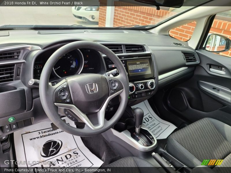 White Orchid Pearl / Black 2018 Honda Fit EX