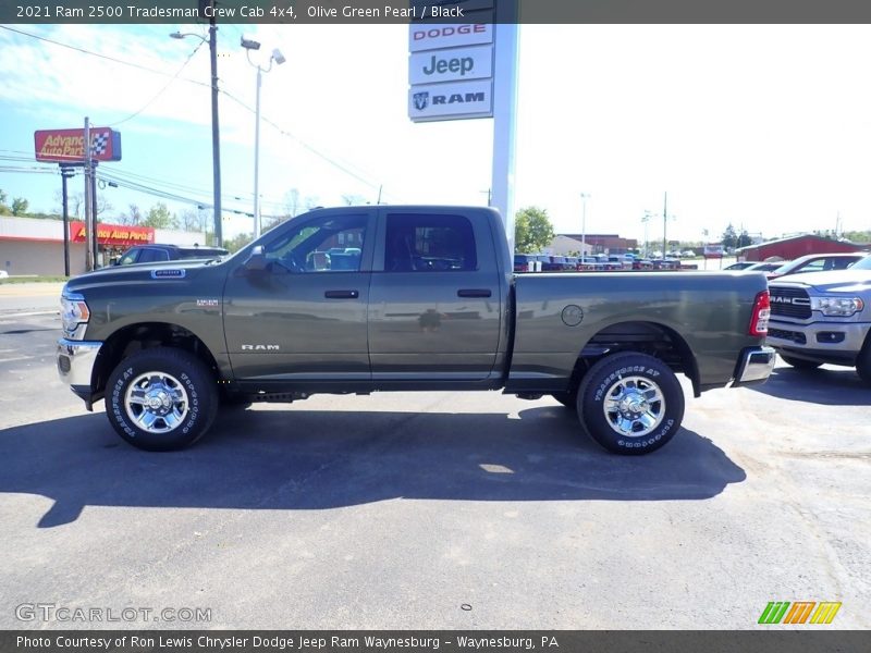 Olive Green Pearl / Black 2021 Ram 2500 Tradesman Crew Cab 4x4