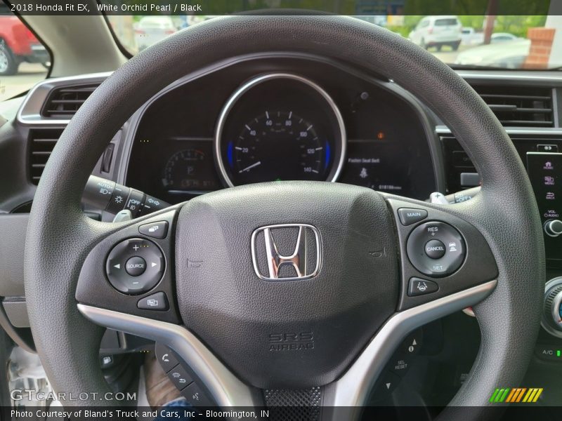 White Orchid Pearl / Black 2018 Honda Fit EX