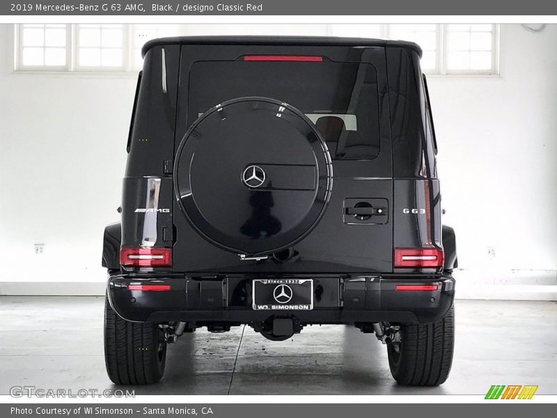 Black / designo Classic Red 2019 Mercedes-Benz G 63 AMG