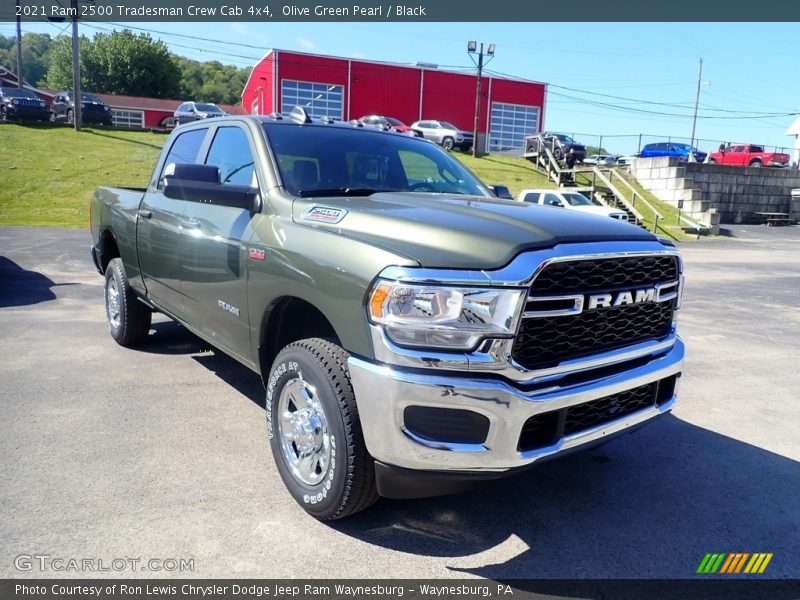 Olive Green Pearl / Black 2021 Ram 2500 Tradesman Crew Cab 4x4