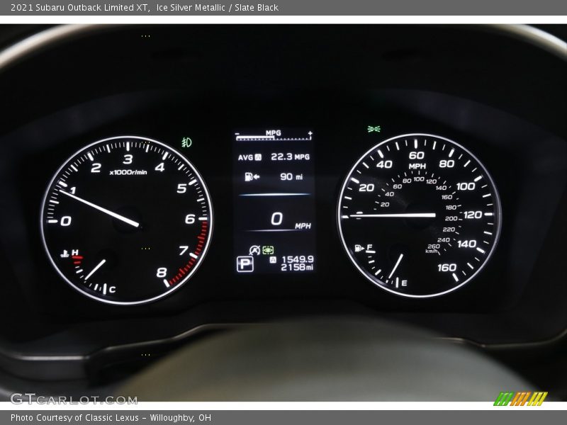 Ice Silver Metallic / Slate Black 2021 Subaru Outback Limited XT