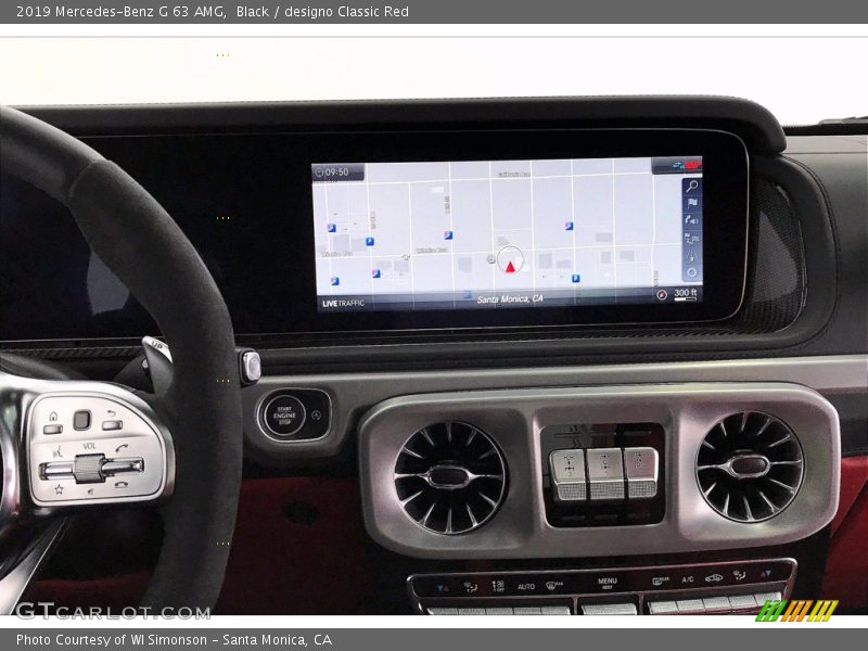 Black / designo Classic Red 2019 Mercedes-Benz G 63 AMG