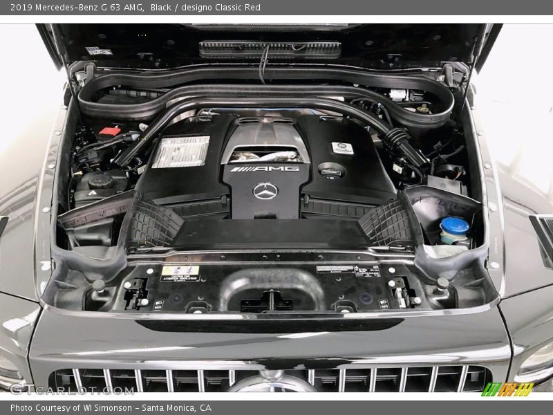 Black / designo Classic Red 2019 Mercedes-Benz G 63 AMG