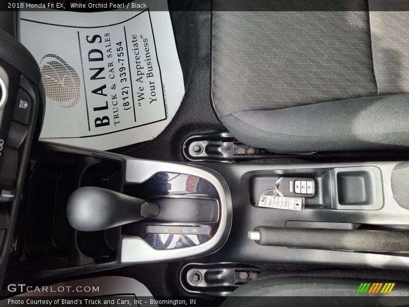 White Orchid Pearl / Black 2018 Honda Fit EX