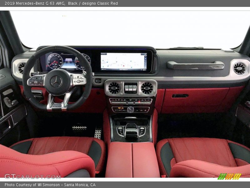 Black / designo Classic Red 2019 Mercedes-Benz G 63 AMG