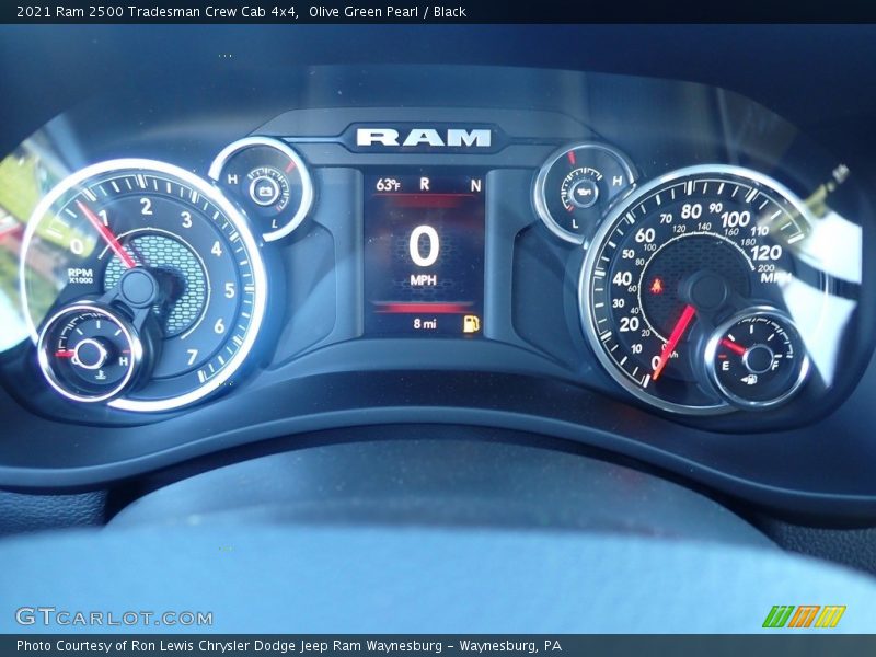 Olive Green Pearl / Black 2021 Ram 2500 Tradesman Crew Cab 4x4