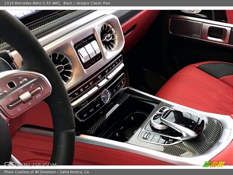 Black / designo Classic Red 2019 Mercedes-Benz G 63 AMG