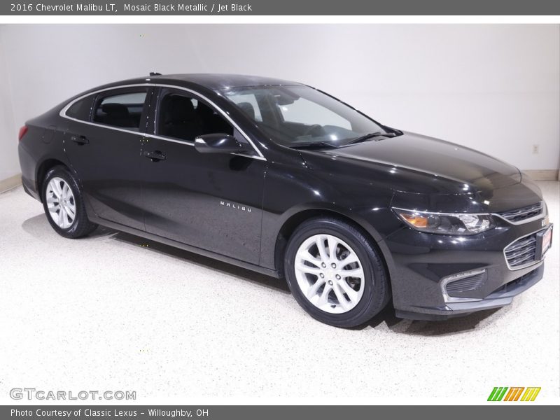 Mosaic Black Metallic / Jet Black 2016 Chevrolet Malibu LT