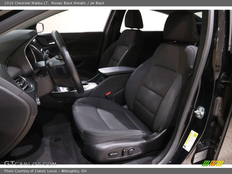 Mosaic Black Metallic / Jet Black 2016 Chevrolet Malibu LT