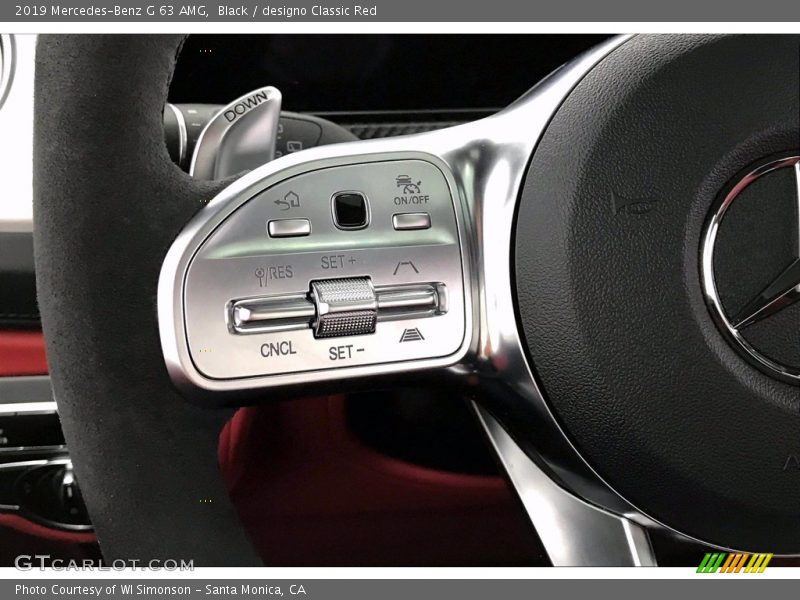 Black / designo Classic Red 2019 Mercedes-Benz G 63 AMG