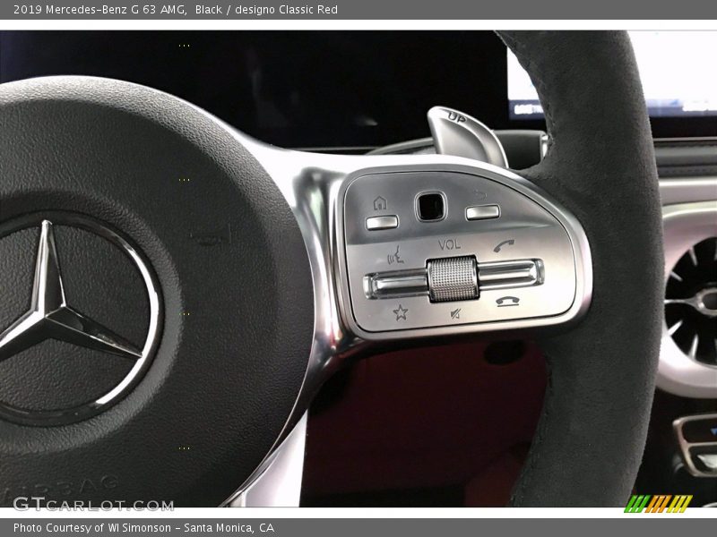 Black / designo Classic Red 2019 Mercedes-Benz G 63 AMG