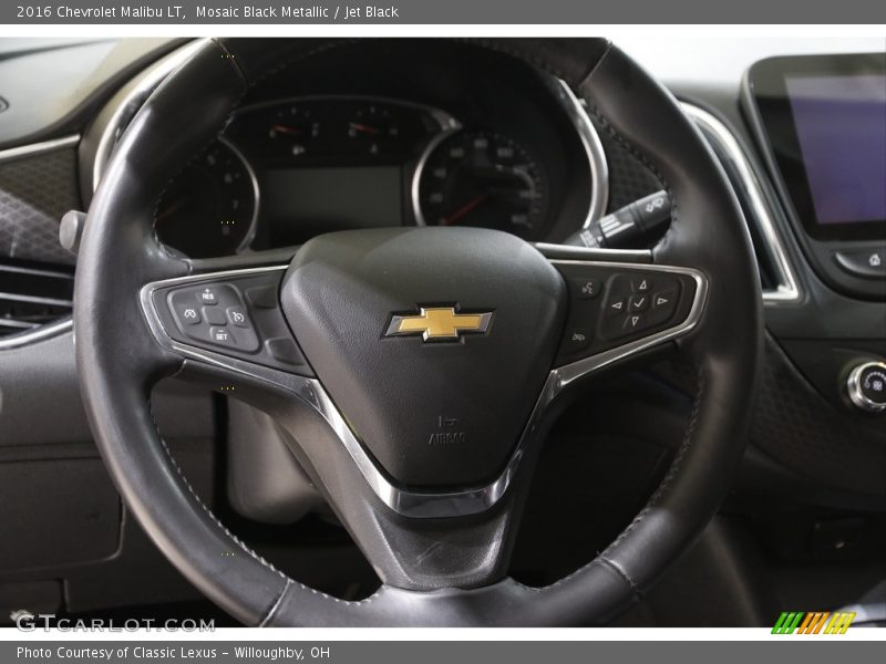 Mosaic Black Metallic / Jet Black 2016 Chevrolet Malibu LT