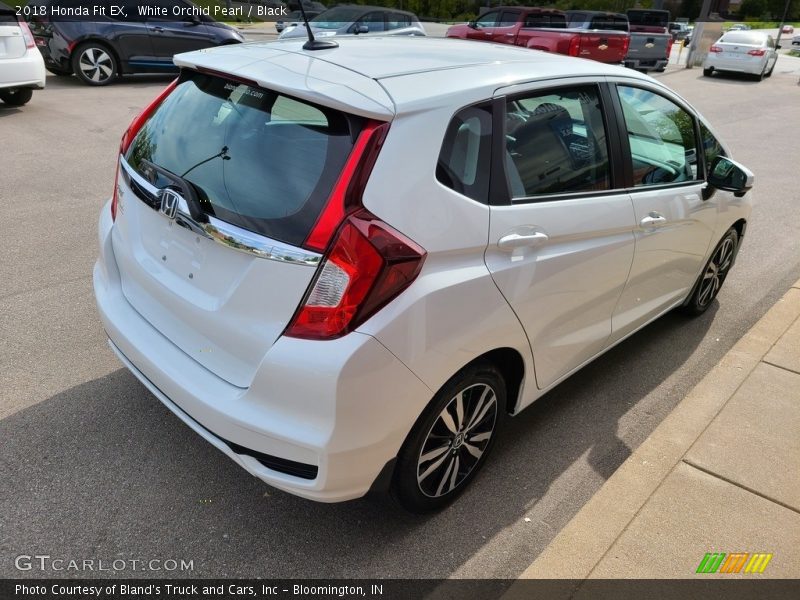 White Orchid Pearl / Black 2018 Honda Fit EX