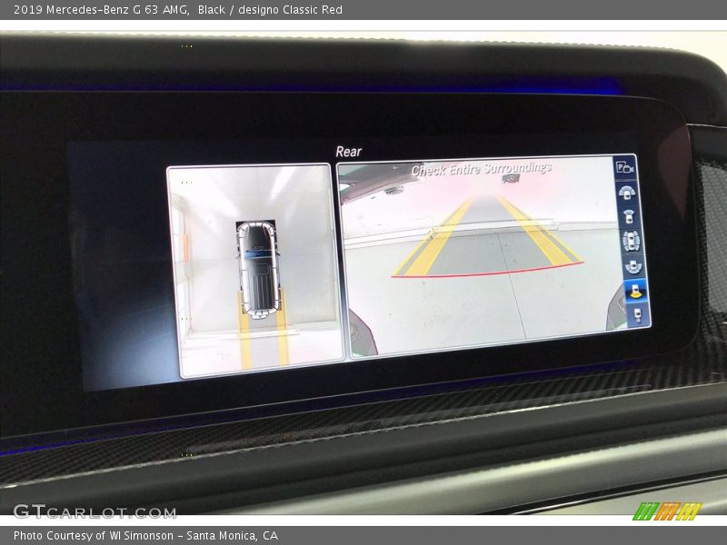 Black / designo Classic Red 2019 Mercedes-Benz G 63 AMG