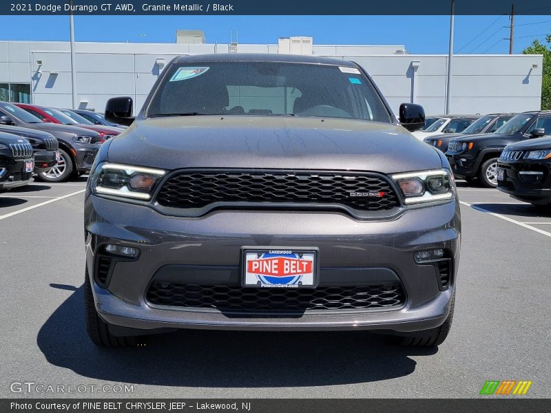 Granite Metallic / Black 2021 Dodge Durango GT AWD