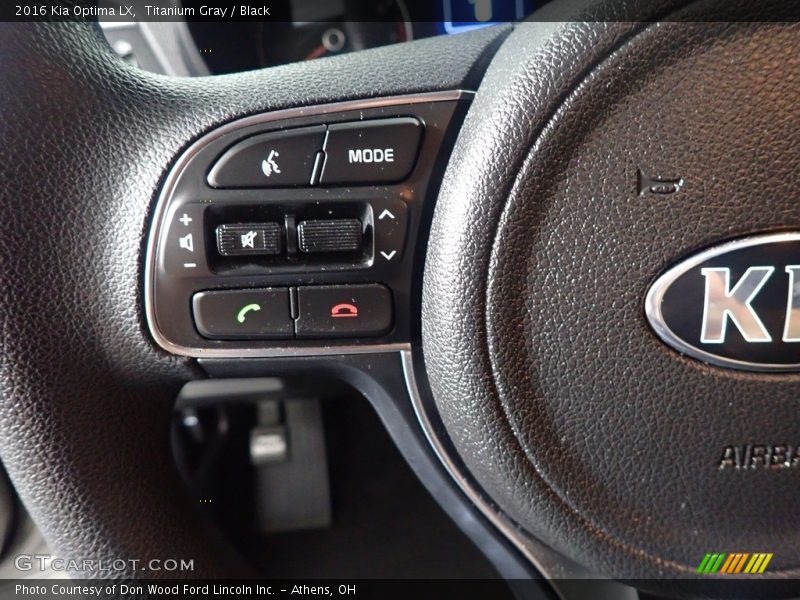 Titanium Gray / Black 2016 Kia Optima LX
