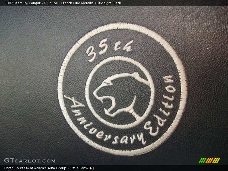 French Blue Metallic / Midnight Black 2002 Mercury Cougar V6 Coupe